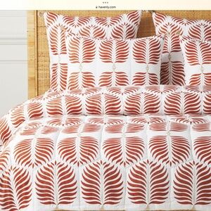 Serena and Lily Granada terracotta twin bedspread